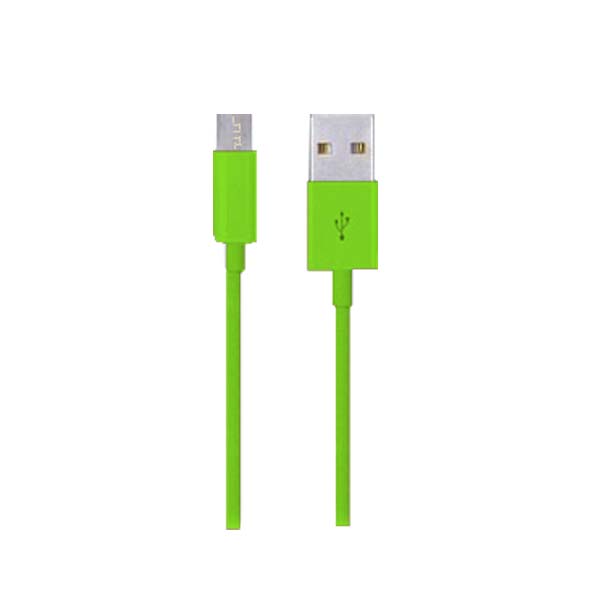 Cable De Carga Y Datos Micro Usb Color Verde Tel